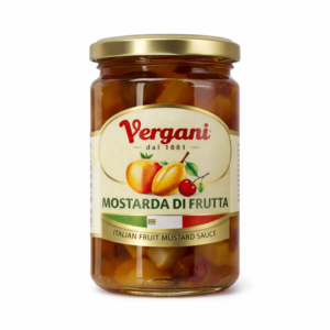 Vergani garstyčių padažas su vaisiais