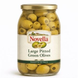 Novella didelės be kauliukų alyvuogės