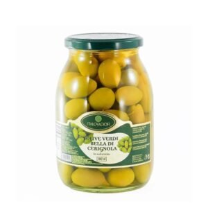 Žaliosios Cerignola alyvuogės su kauliukais