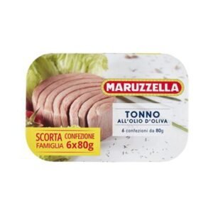 Maruzzella Tunas alyvuogių aliejuje 6x80g