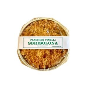 Sbrisolona pyragas su migdolų riešutais